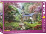 Dominic Davison - Cappella Nel Giardino Fiorito Puzzle Da 1000 Pezzi Dimensioni 68X48 Cm