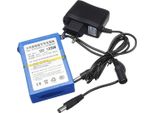 Topchances DC12300 Batteria Ricaricabile Per Fotocamere, 12 V Dc, 3000 Mah, Agli Ioni Di Litio, Ricaricabile, Con Coperchio Ue