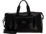 Saddler Borsa Da Viaggio Borsa A Tracolla Con Scomparto Per Laptop Charles Weekend Bag Black Nero