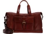 Saddler Borsa Da Viaggio Borsa A Tracolla Con Scomparto Per Laptop Charles Weekend Bag Midbrown Marrone