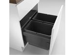 Naber Cox® Base 360 S/600-2, Cestino Estraibile Anteriore Antracite