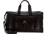 Saddler Borsa Da Viaggio Borsa A Tracolla Con Scomparto Per Laptop Charles Weekend Bag Dark Brown Marrone