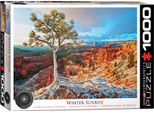 Puzzle Da 1000 Pezzi - Puzzle - Alba Invernale + Set Di 3 Accessori Per Puzzle Deluxe