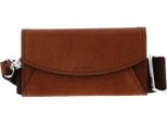 Saddler Pelle Portafoglio Borsa A Tracolla Lycksele Crossbody Bag Tan Marrone