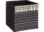 5Five Simply Smart Scatola Di Cartone, Plastica Nera / Bianca 31Cm X 31Cm X 31Cm