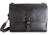 Harold's Pelle Borsa Da Ufficio Borsa A Tracolla Aberdeen Messengerbag Black Nero