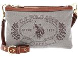 U.S. Polo Assn. Borsa A Tracolla Victoria Double Zip Crossbody Bag Brown Marrone