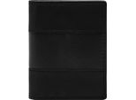 Fossil Pelle Porta Carte Di Credito Everett Card Case Bifold Black Nero