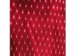 3X2M 200 Led Fata Luci Rete Rete Luce Rossa Continua Modalità Luce Tenda Festa Interna Balcone Decorazione Illuminazione Di Natale