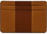 Fossil Portacarte Everett Card Case Medium Brown Marrone