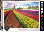 Puzzle Da 1000 Pezzi - Puzzle - Campo Di Tulipani In Olanda + Set Di 3 Accessori Per Puzzle Deluxe