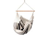 Sedia Sospesa Macamex Relaxa Cafe Cotone Marrone, Beige Sedia Sospesa Certificata Fsc