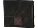 Chiemsee Pelle Portafoglio Kuba Leather Wallet Green Verde