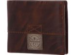 Chiemsee Pelle Portafoglio Kuba Leather Wallet Brown Marrone