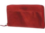 Bruno Banani Pelle Portafoglio Frankfurt Zip Around Wallet Red Rosso