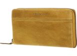 Bruno Banani Pelle Portafoglio Frankfurt Zip Around Wallet Yellow Giallo