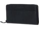 Bruno Banani Pelle Portafoglio Frankfurt Zip Around Wallet Black Nero