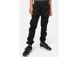 Urban Classics Boys Pantaloni Da Jogging Elasticizzati Neri - 158/164