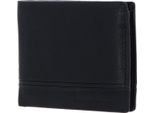 Bruno Banani Pelle Portafoglio Frankfurt Wallet Black Nero
