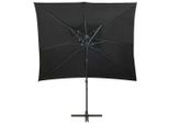 Vidaxl Ombrello Ampel Con Ventilazione 250X250 Cm Nero