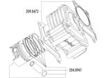 Set Guarnizioni Cilindro Polini 221Cc 69Mm Per Lml 200 4T (Modello A Carburatore)