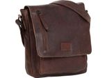 Mustang Pelle Borsa A Tracolla San Marino Crossbody Bag Brown Marrone