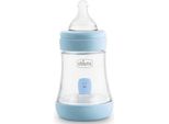 Chicco Biberon Perfect5 0M+150Ml Silicone Blu
