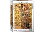 Puzzle Da 1000 Pezzi - Puzzle - Il Compimento Di Gustav Klimt + Puzzle Cornice In Alluminio Per 1000 Pezzi