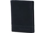 Bruno Banani Pelle Portafoglio Frankfurt Small Wallet Black Nero