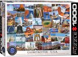 Puzzle Da 1000 Pezzi - Puzzle - Destinazioni Da Sogno Degli Usa + Accessori Per Puzzle