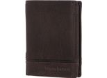 Bruno Banani Pelle Portafoglio Frankfurt Small Wallet Brown Marrone