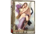 Puzzle Da 1000 Pezzi - Puzzle - Bouguereau - Il Rapimento Di Psiche + Puzzle Cornice In Alluminio Per 1000 Pezzi