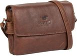 Mustang Pelle Borsa A Tracolla Catania Crossbody Brown Marrone