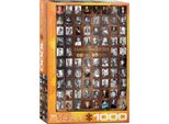 Puzzle Da 1000 Pezzi - Puzzle - Autori Famosi Della Letteratura Mondiale + Set Deluxe Di 3 Accessori Per Puzzle