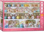 Puzzle Da 1000 Pezzi - Puzzle - Nobile Servizio Da Tè In Porcellana Pregiata + Set Di 3 Accessori Per Puzzle Deluxe
