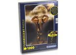 Clementoni 97238 - Puzzle - L'elefante (Fluorescente, 1000 Pezzi)