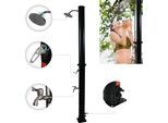 Doccia Solare 20L Nera Doccia Da Giardino Doccia Per Piedi Camping Piscina Doccia A Pioggia Outdoor