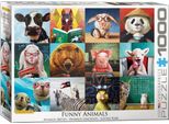 Puzzle Da 1000 Pezzi - Puzzle - Lucia Heffernan - Animali Divertenti + Accessori Per Puzzle