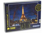 Clementoni 97241 - Puzzle - Parigi (Fluorescente, 1000 Pezzi)