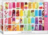 Puzzle Da 1000 Pezzi - Puzzle - Arcobaleno Di Ghiaccioli + Cornice In Alluminio Per Puzzle Da 1000 Pezzi