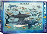Puzzle Da 1000 Pezzi - Puzzle - Squali Degli Oceani + Puzzle Cornice In Alluminio Per 1000 Pezzi
