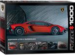 Puzzle Da 1000 Pezzi - Puzzle - Auto Da Sogno Lamborghini Aventador LP750-4 + Puzzle Telaio In Alluminio Per 1000 Pezzi