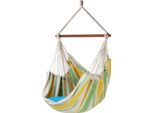 Macamex Relaxa Fresco Sedia Sospesa Verde Cotone, Giallo Sedia Sospesa