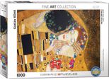 Puzzle Da 1000 Pezzi - Puzzle - Gustav Klimt - Il Dettaglio Del Bacio + Set Di 3 Pezzi Deluxe Accessori Per Puzzle