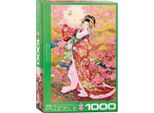 Puzzle Da 1000 Pezzi Japan Kimono Art Syungetsu Di Haruyo Morita
