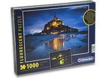 Clementoni 97239 - Puzzle - Mont Saint-Michel (Fluoreszierend, 1000 Pezzi)