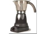 Caffettiera Elettrica Italiana Jocca 5449N Nera - Sistema Sempre Caldo - Caraffa Trasparente - 6 Tazze - Girevole A 360° Sulla Base