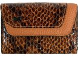 Braun BüFfel Pelle Caso Chiave Luise Mini Key Case Wallet Cognac Marrone Multicolore