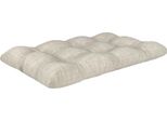 Pokar Cuscino Per Pallet Con Bella Trapuntatura Cuscino Per Divano In Pallet, Dimensioni: Cuscino Di Seduta 120 X 60, Colore: Beige