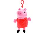 Ciondolo Peluche Peppa Wutz (14 Cm) Portachiavi Per Bambini Peppa